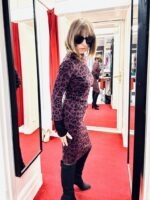 Kleid YUNA im Muster WildPlum