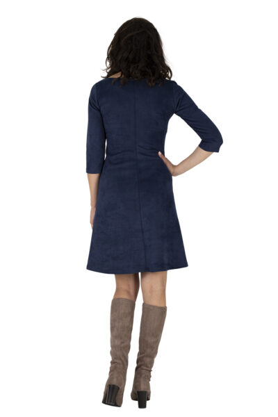 AUDREY M. Velour Blue – Bild 4