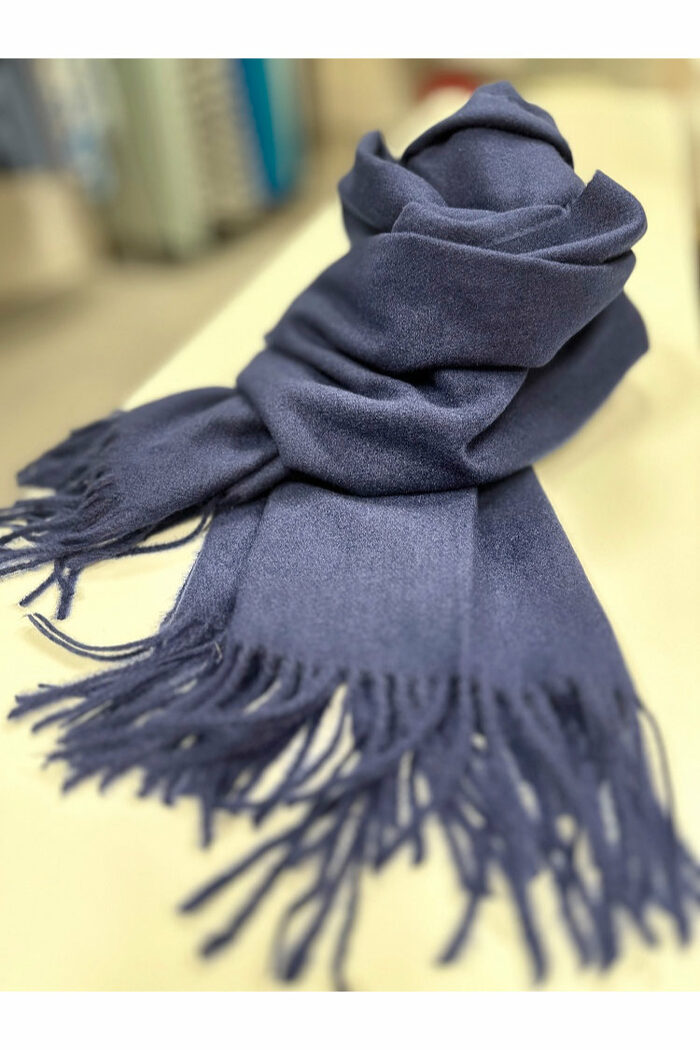 Sky Cashmere Schal mit Fransen