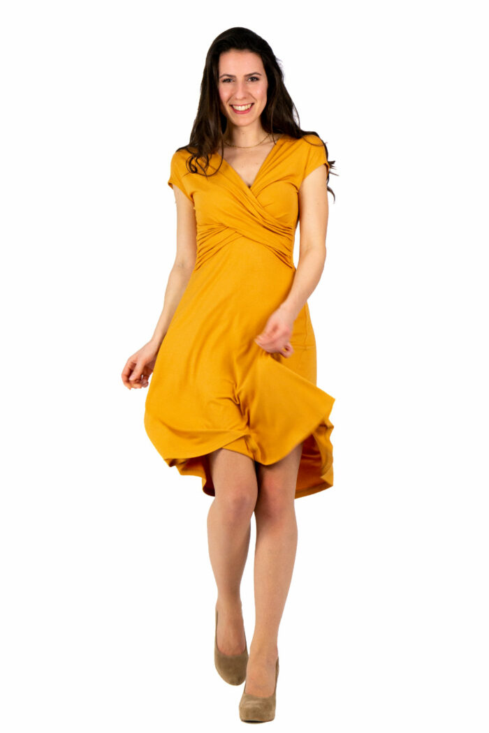 Kleid Felica in gelb