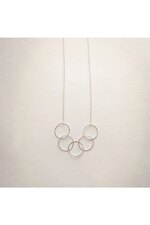 Fünf Mond Halskette • Sterlingsilber 04