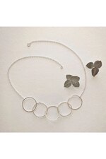 Fünf Mond Halskette • Sterlingsilber 07