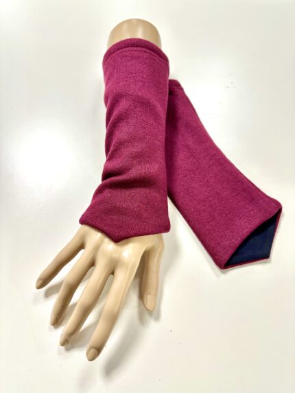 Handstulpen AngoraPlum_2