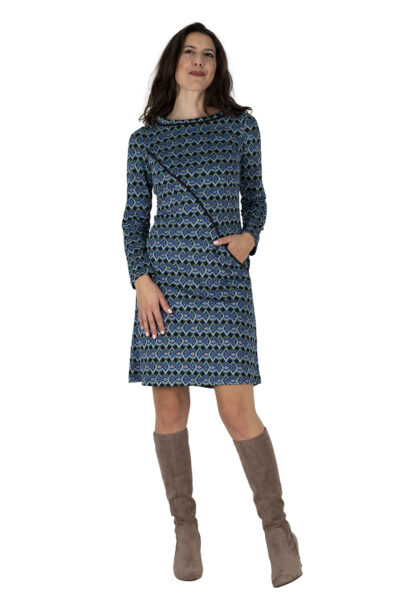 JAQUELINE Retro blau