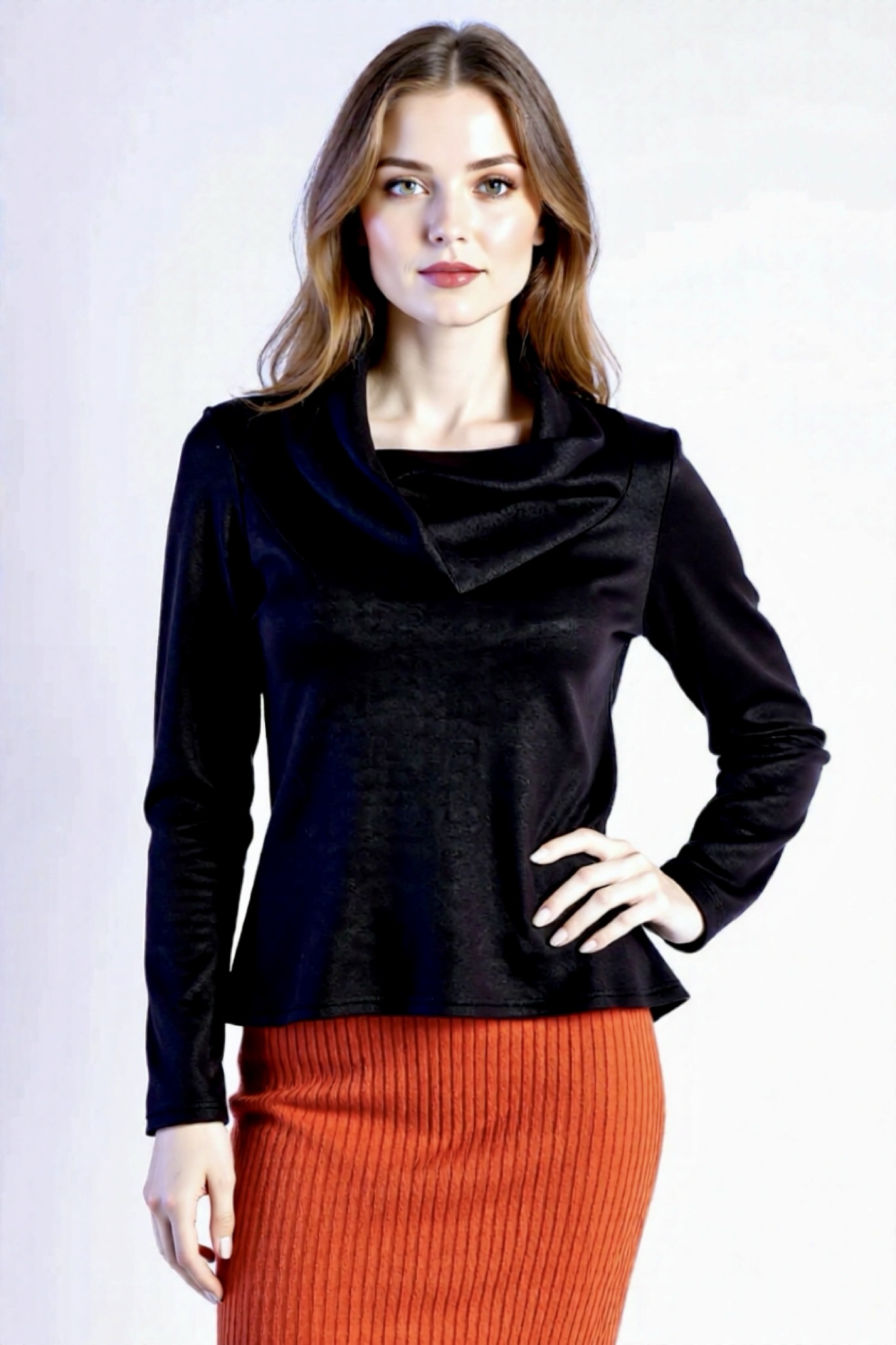 Klara AngoraBlack front Klara AngoraBlack front