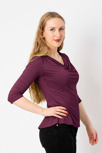 Shirt LIZ in der Farbe Plum