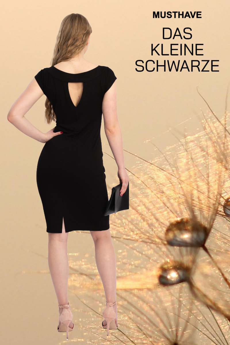 schwarzes Kleid