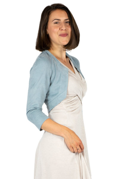 Bolero NELE IceBlueVelvet – Bild 3