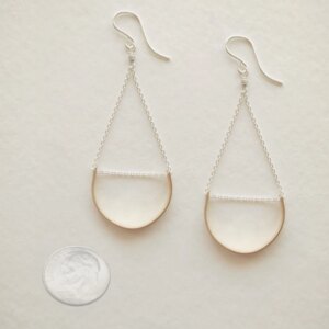Ohrringe mit Krümmung • Geometrischer Schmuck Kollektion 02