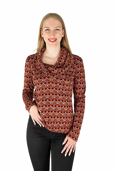 Shirt Klara RetroOrange Front