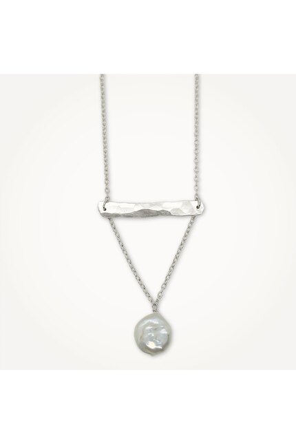 Balance Halskette Sterling Silber