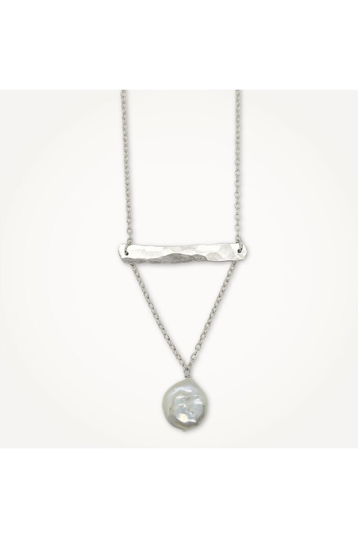 Silber Balance Halskette Sterling Silber 03