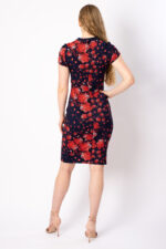 Figurwunderkleid Sunnie, Rückenansicht mit Raffung